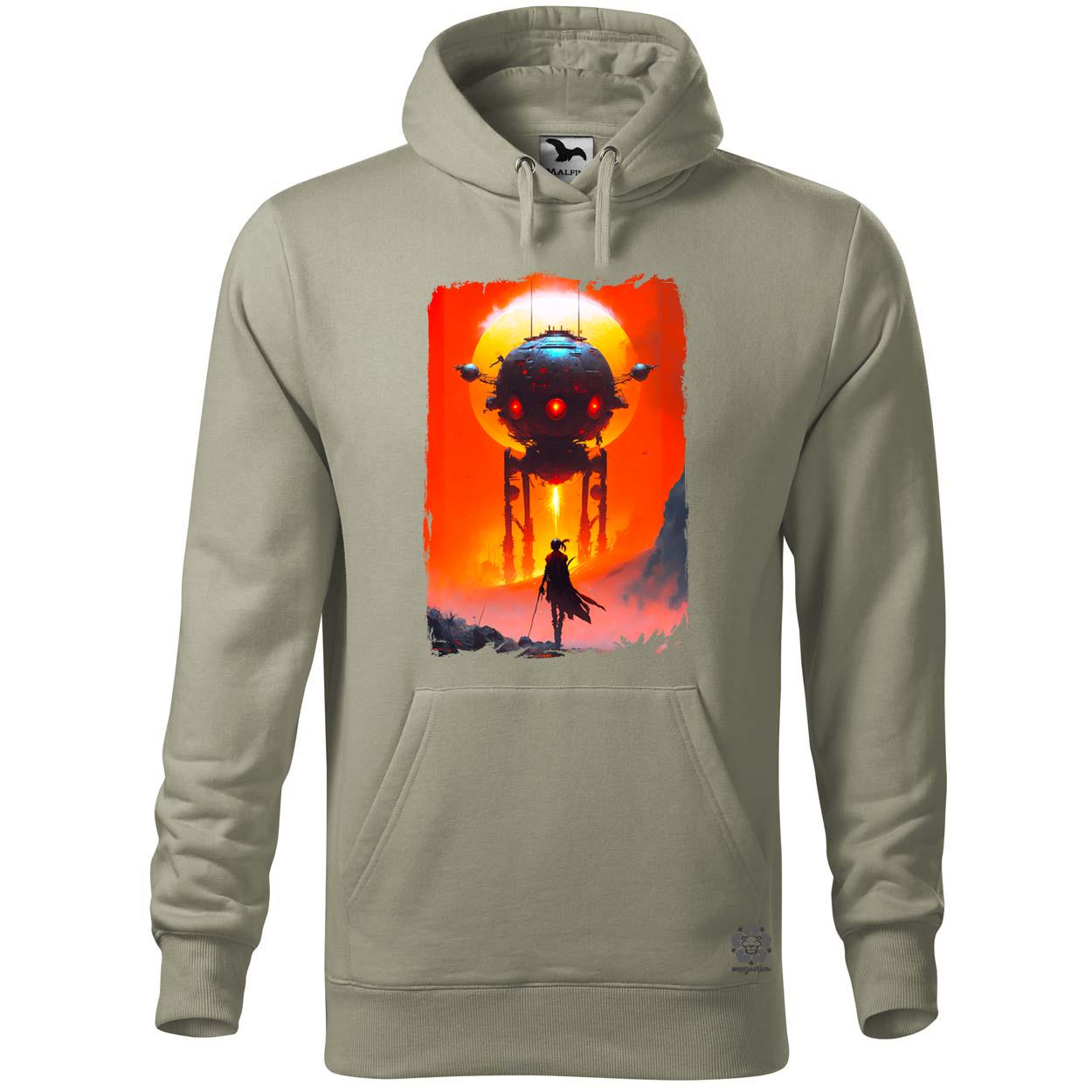 Szamuráj és droid egyedi  pulóver 