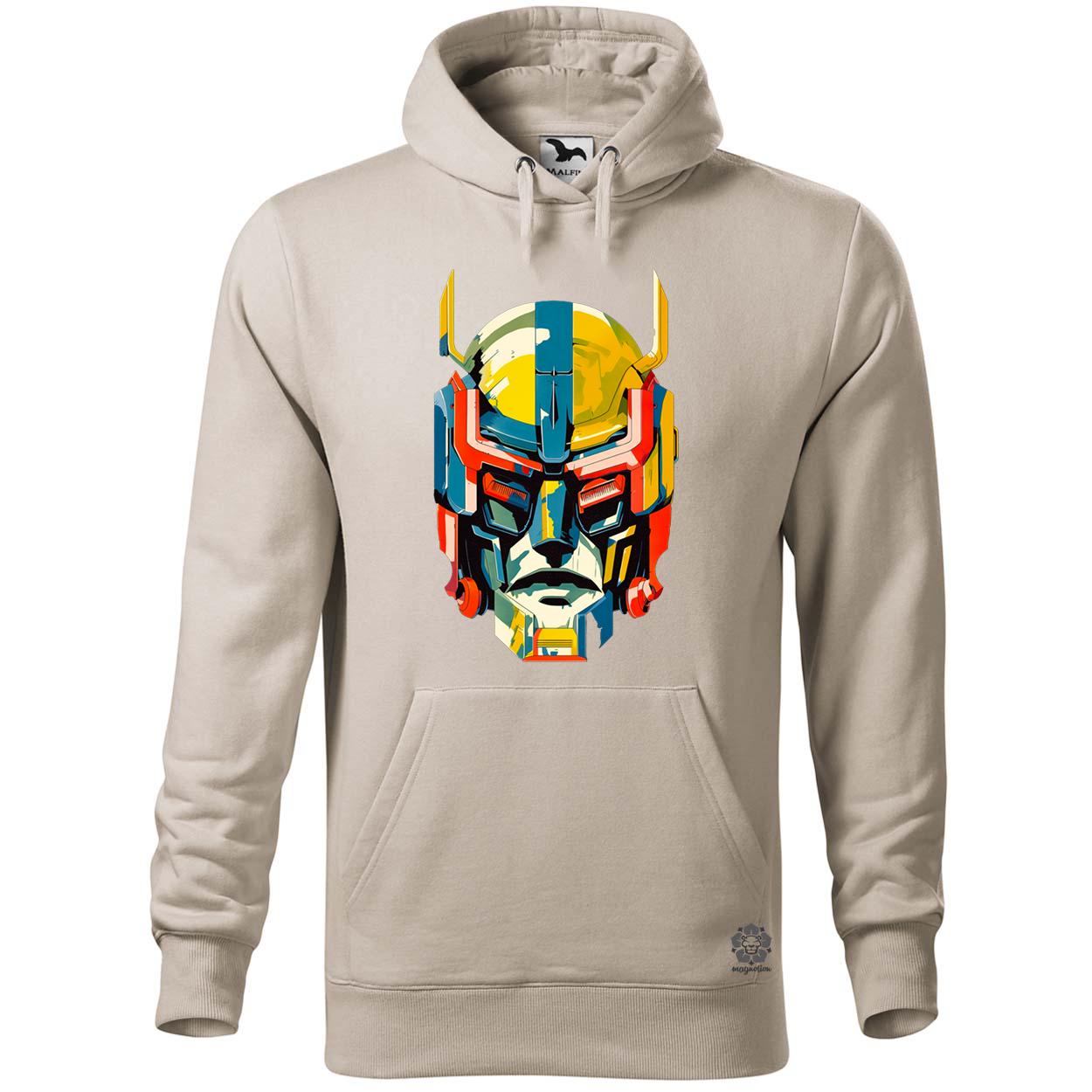 Szimetrikus mecha fej v1 egyedi  pulóver 