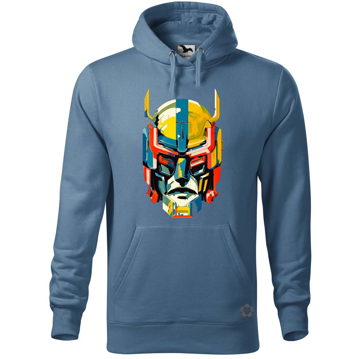 Szimetrikus mecha fej v1 egyedi  pulóver 