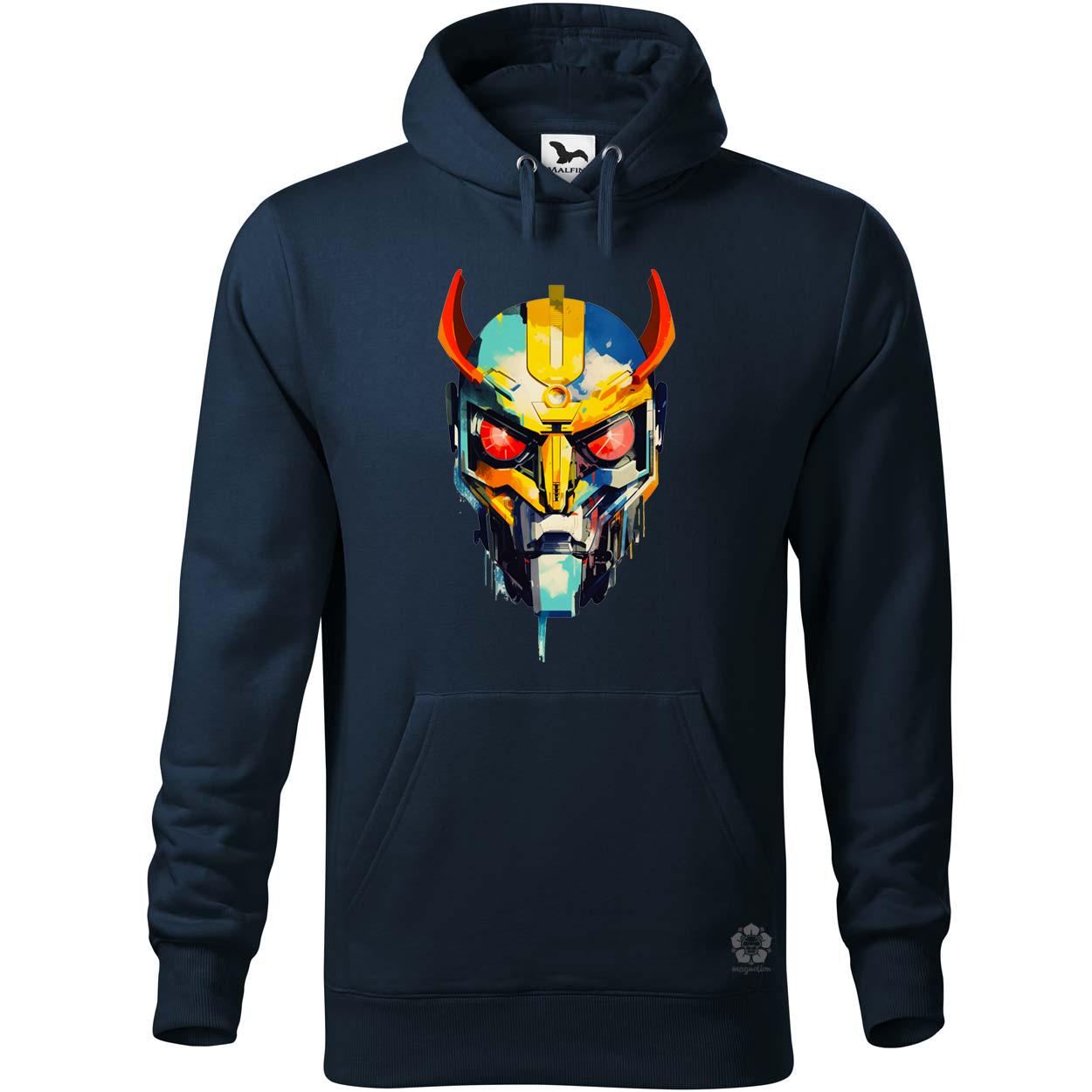 Szimetrikus mecha fej v2 egyedi  pulóver 