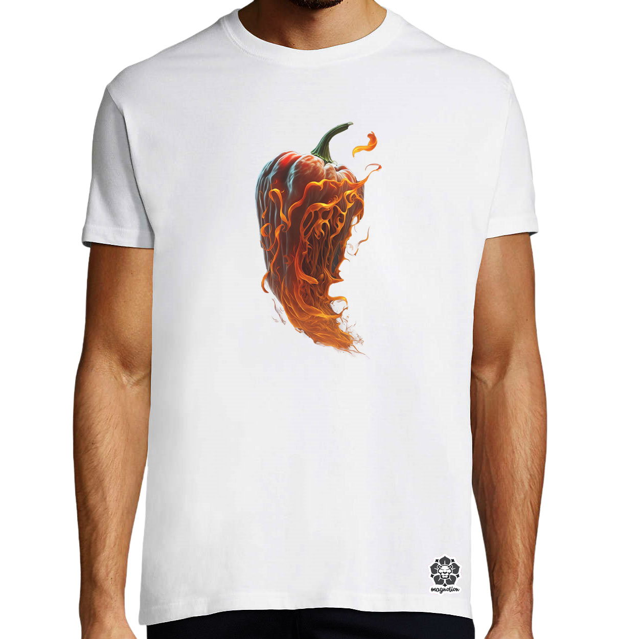 Szellem chilli v1 egyedi póló 