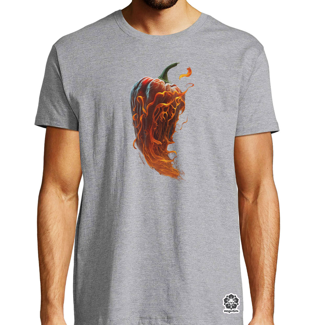 Szellem chilli v1 egyedi póló 