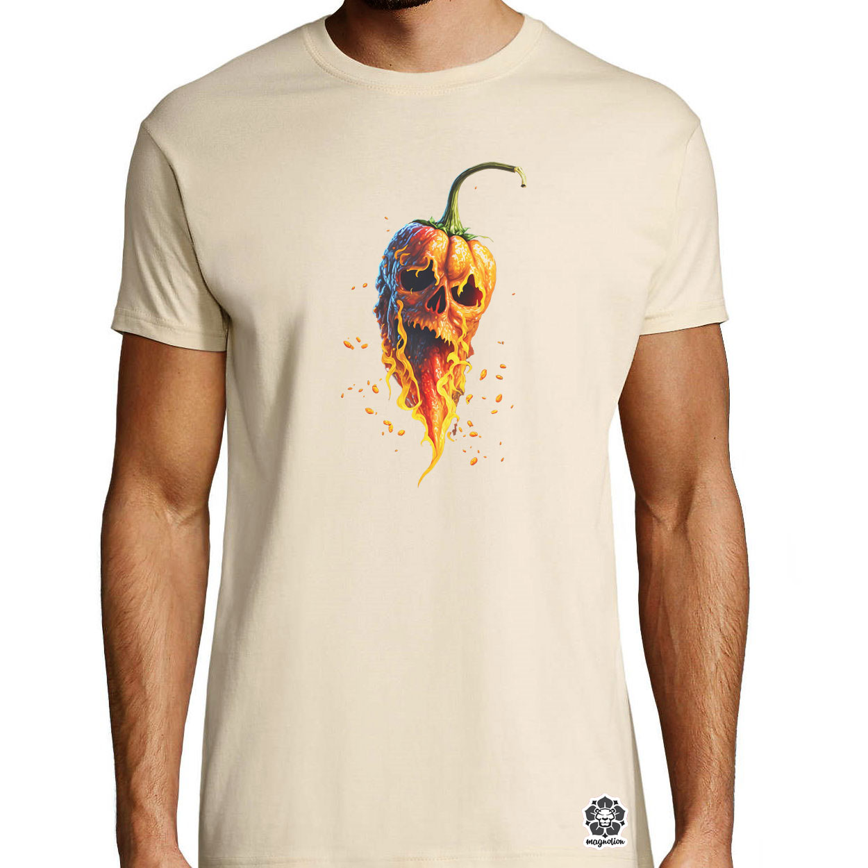 Szellem chilli v2 egyedi póló 