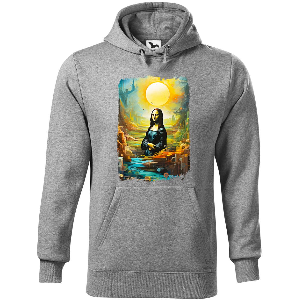 Szürreális Mona Lisa v2 egyedi  pulóver 