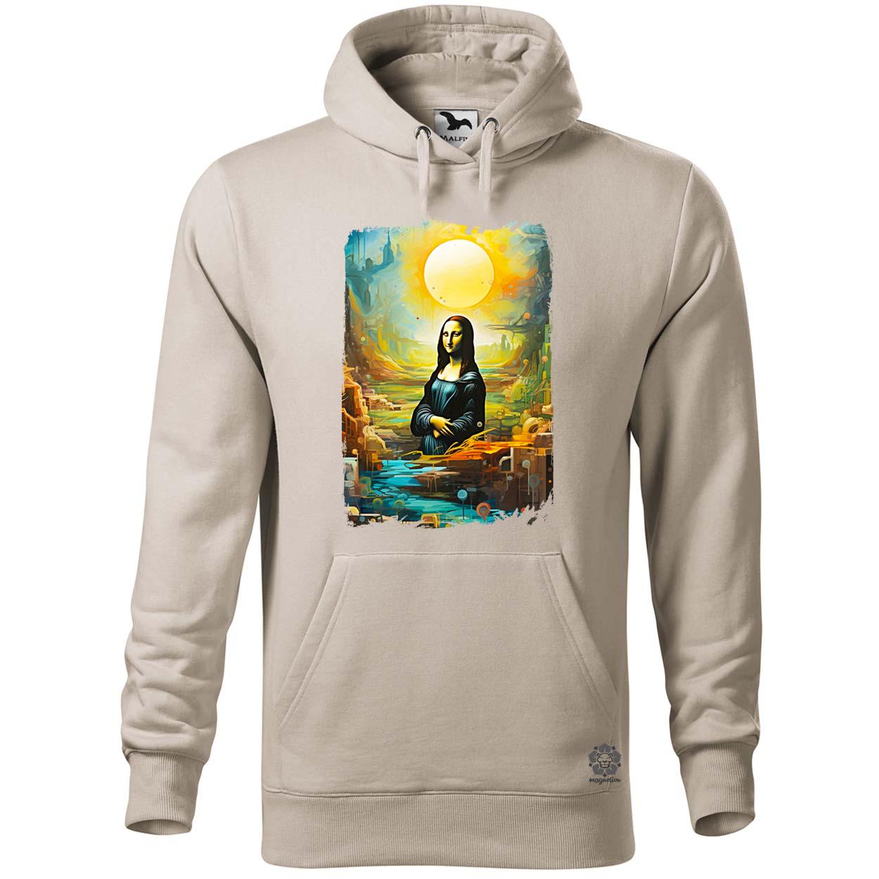 Szürreális Mona Lisa v2 egyedi  pulóver 