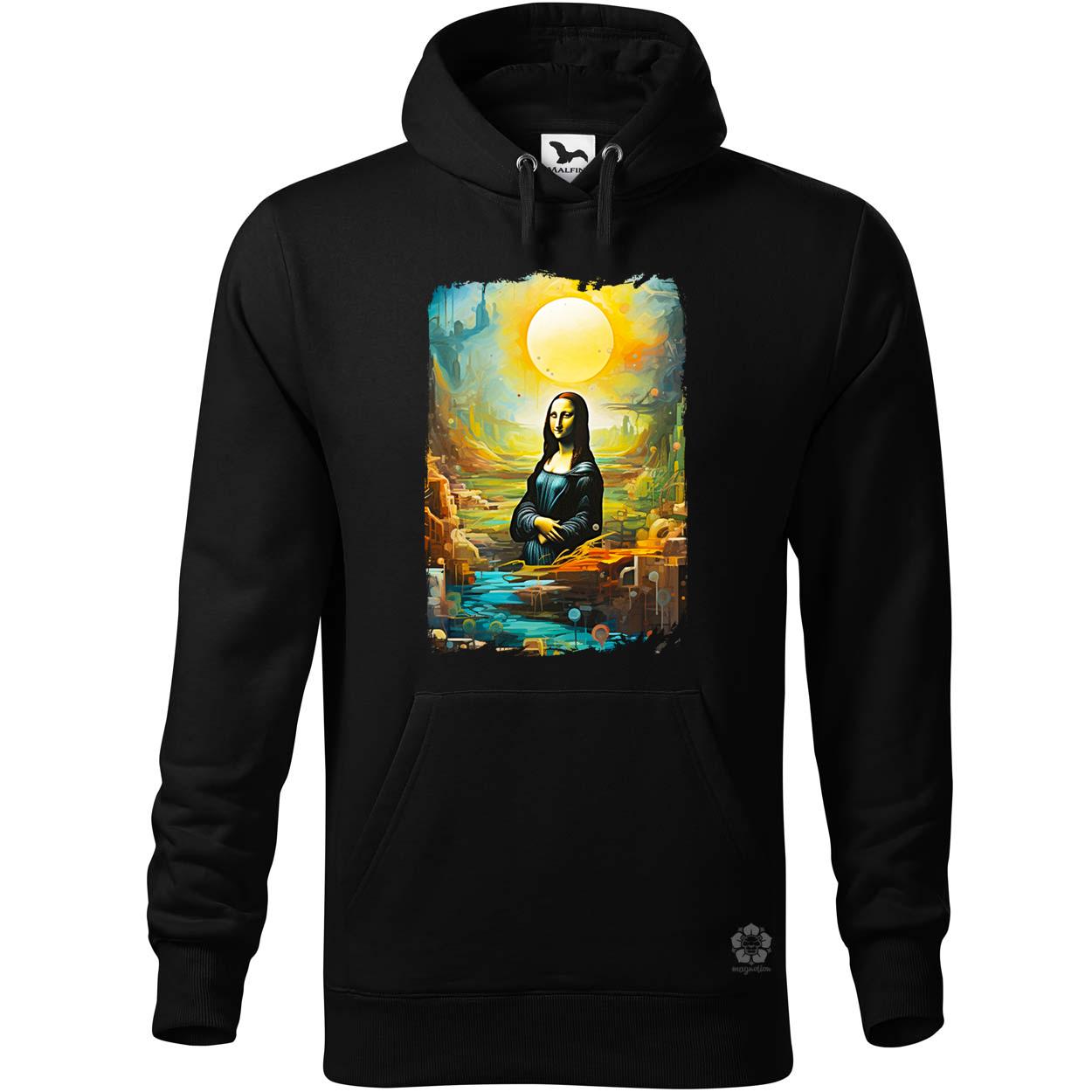 Szürreális Mona Lisa v2 egyedi  pulóver 