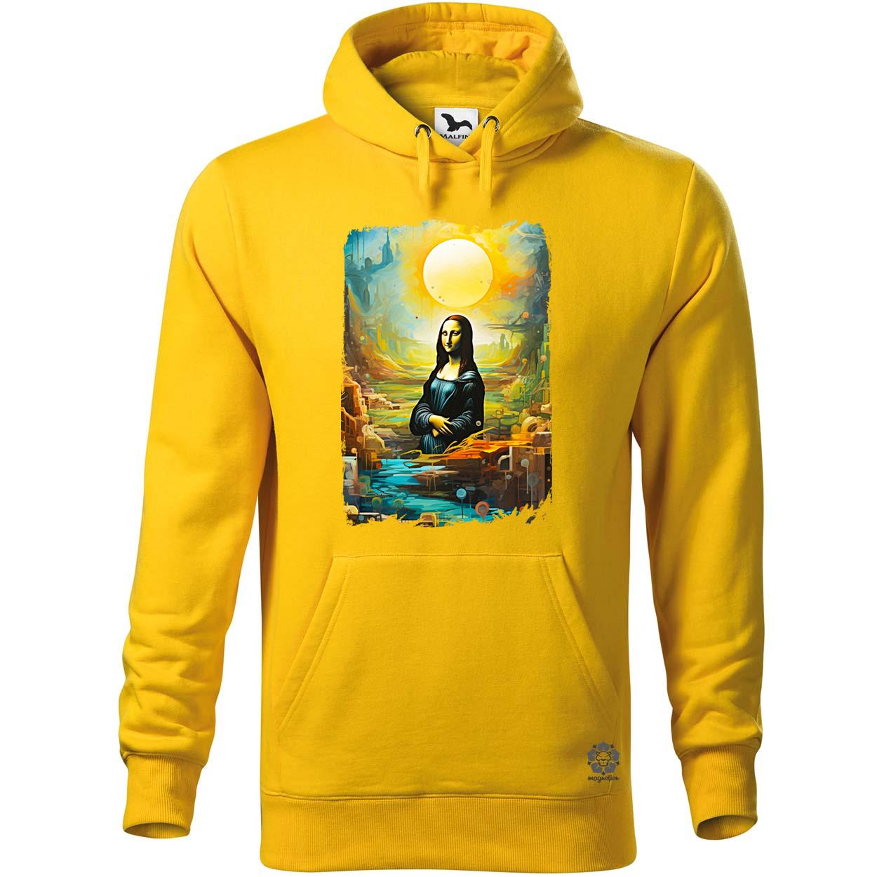 Szürreális Mona Lisa v2 egyedi  pulóver 