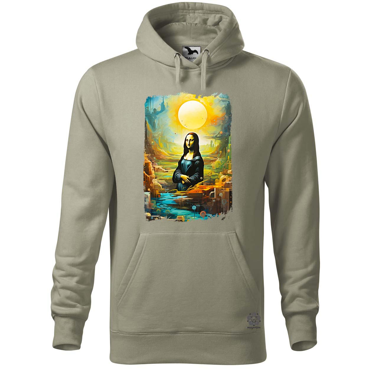 Szürreális Mona Lisa v2 egyedi  pulóver 