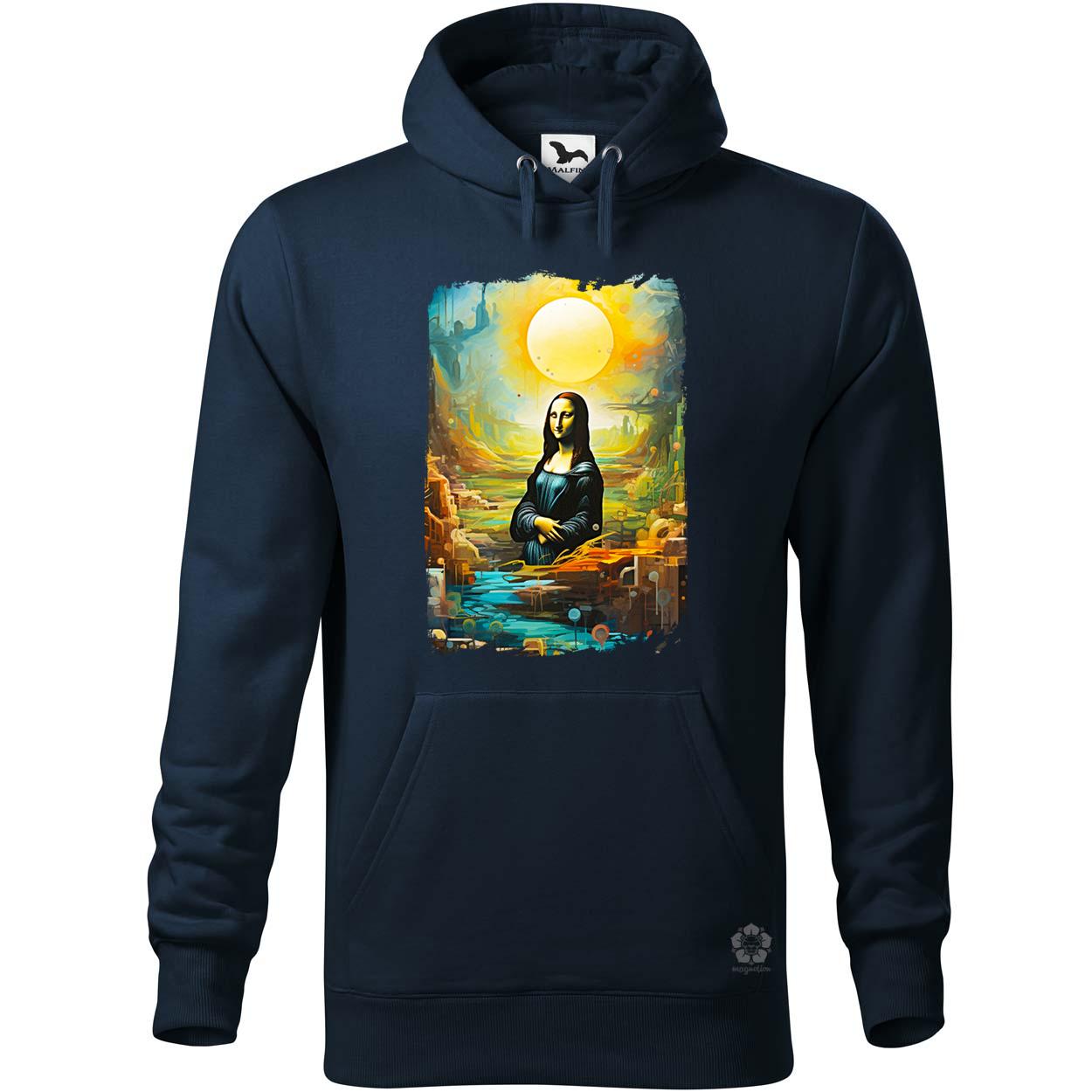 Szürreális Mona Lisa v2 egyedi  pulóver 