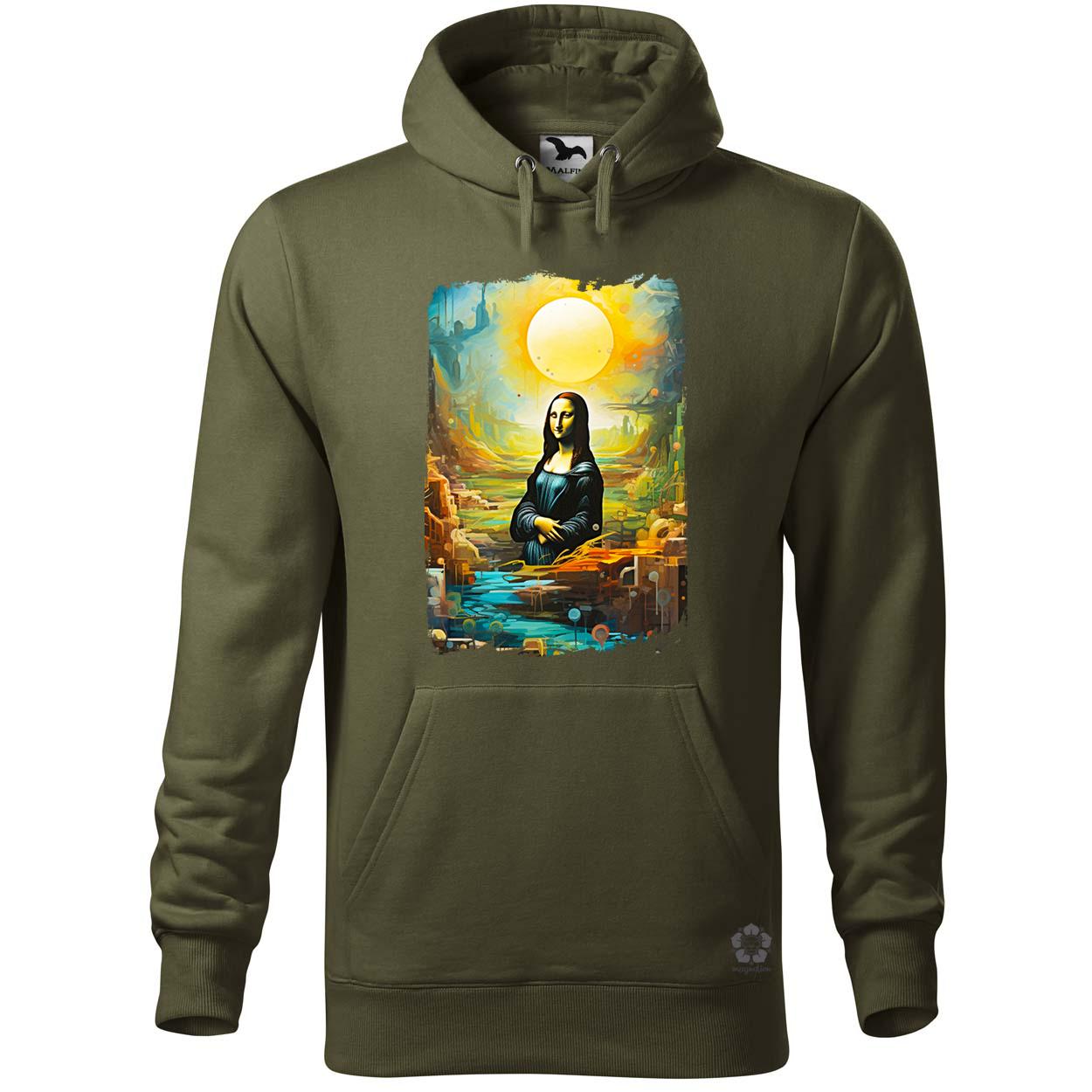 Szürreális Mona Lisa v2 egyedi  pulóver 