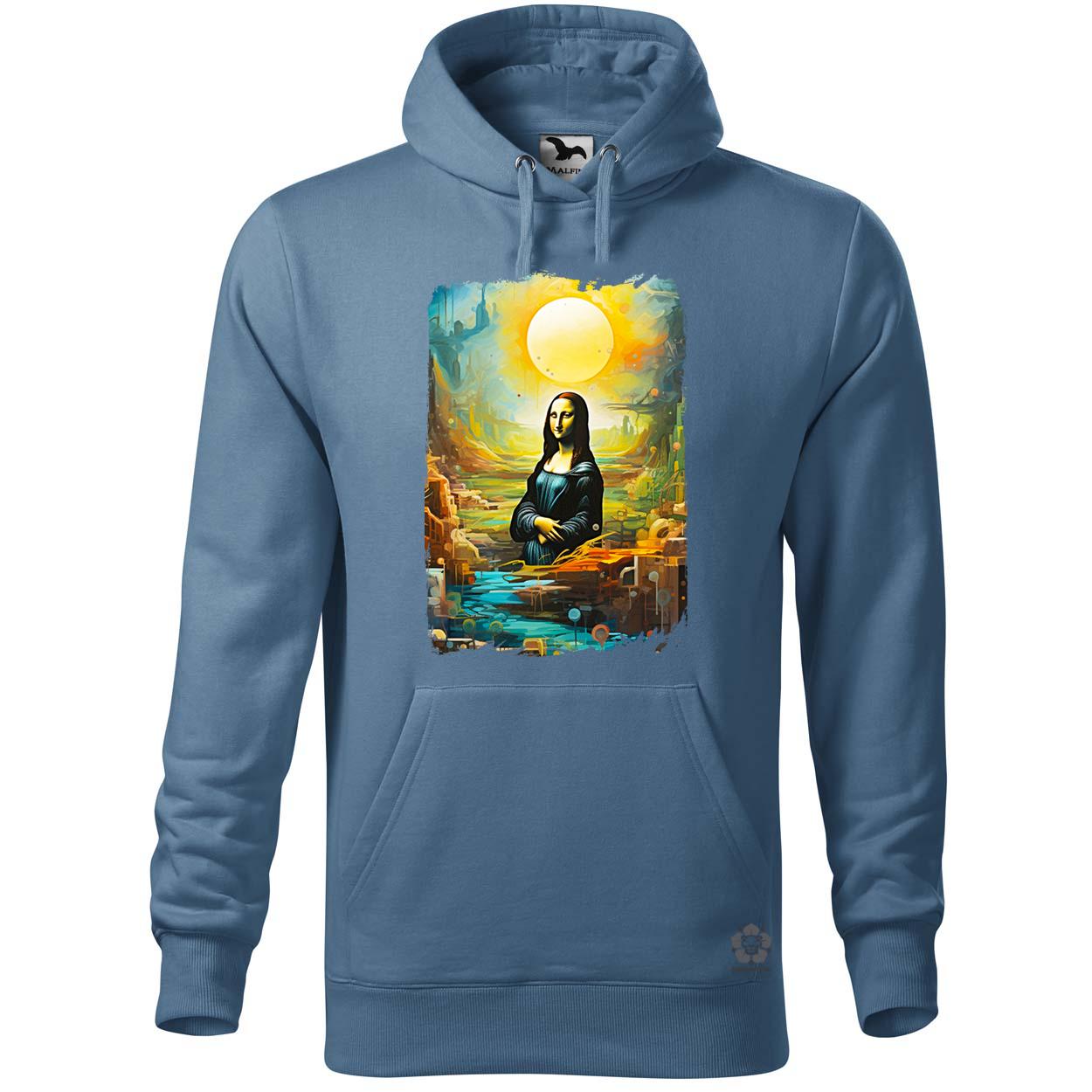 Szürreális Mona Lisa v2 egyedi  pulóver 