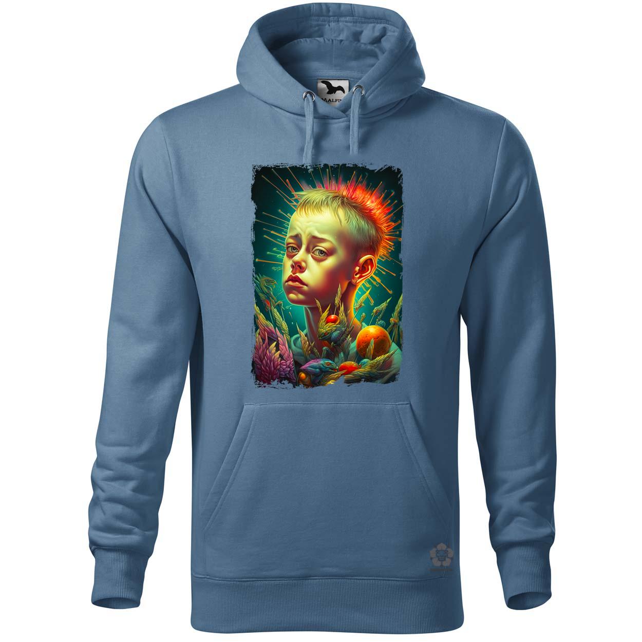 Szürreál portré v2 egyedi  pulóver 