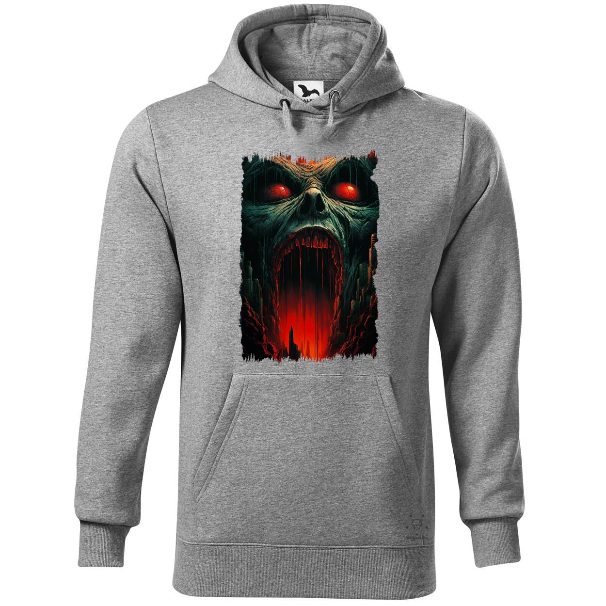 Szürreális üvöltő arc v4 egyedi  pulóver 