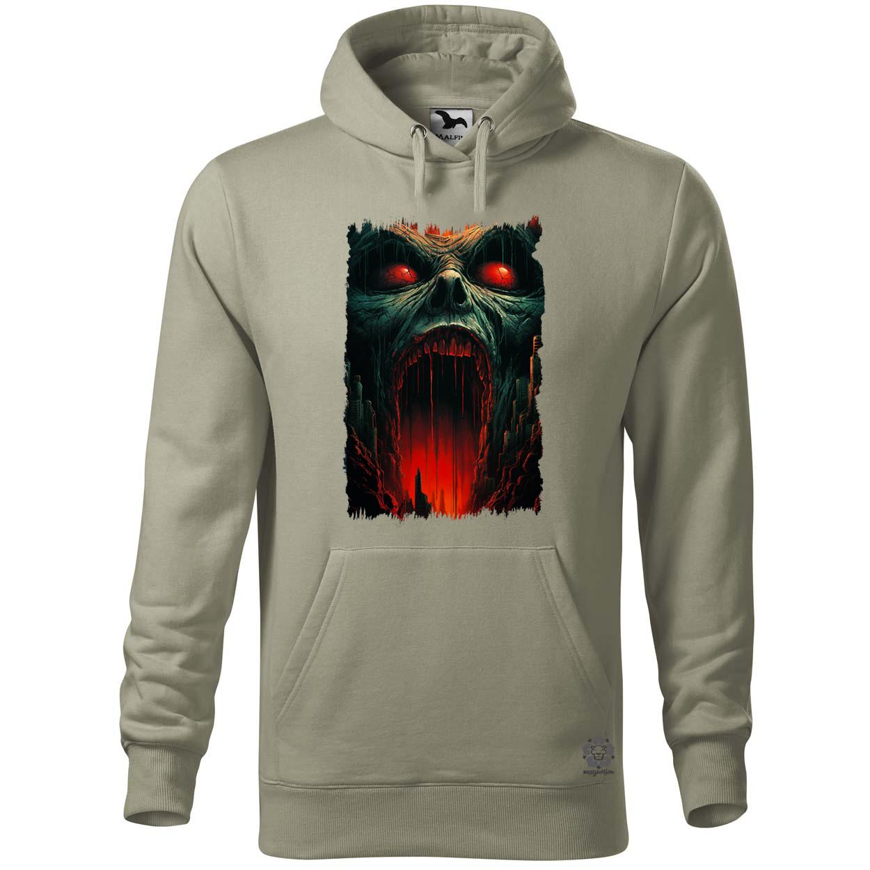 Szürreális üvöltő arc v4 egyedi  pulóver 