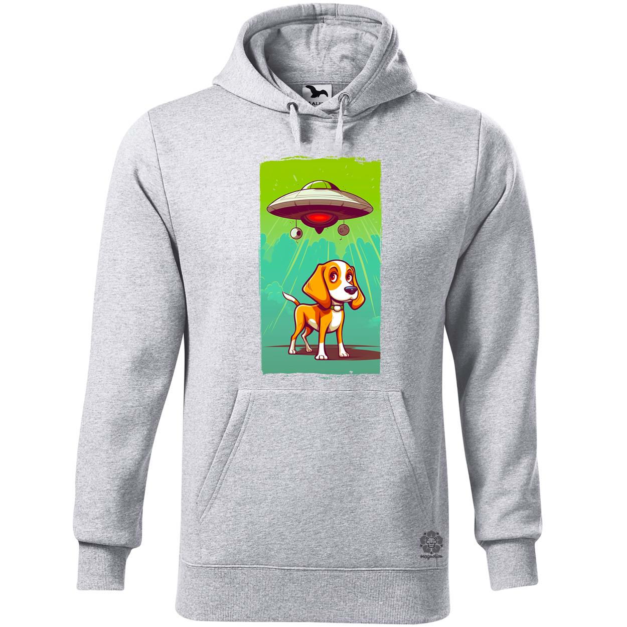 UFO és kutya v2 egyedi  pulóver 