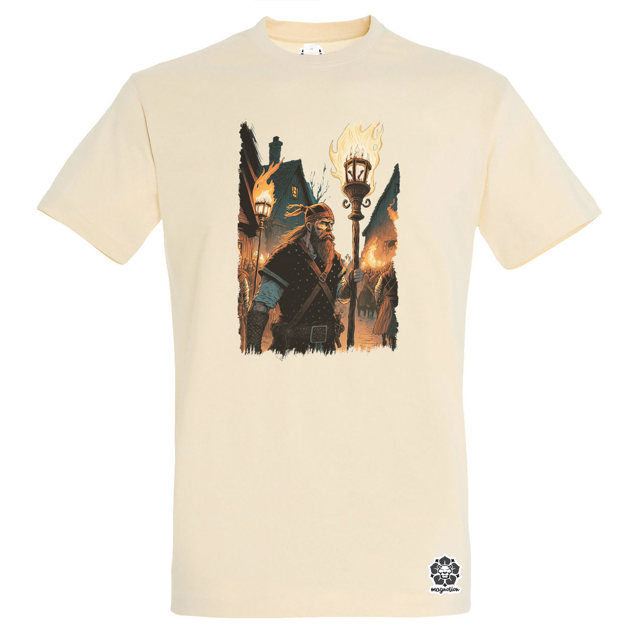 Viking rajtaütés fantasy v2 egyedi póló 