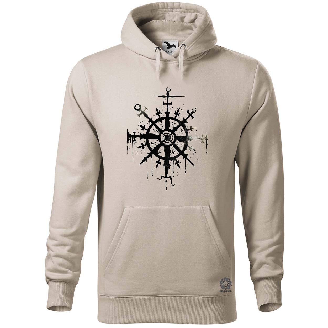 Vegvísir rúna v1 egyedi  pulóver 