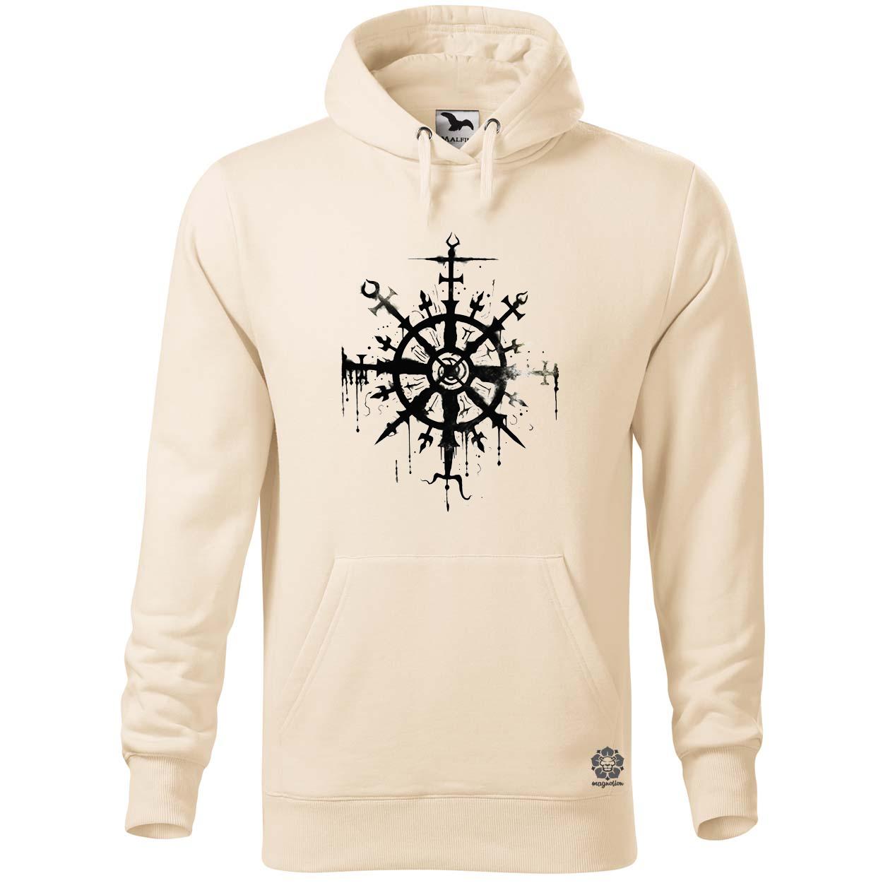 Vegvísir rúna v1 egyedi  pulóver 
