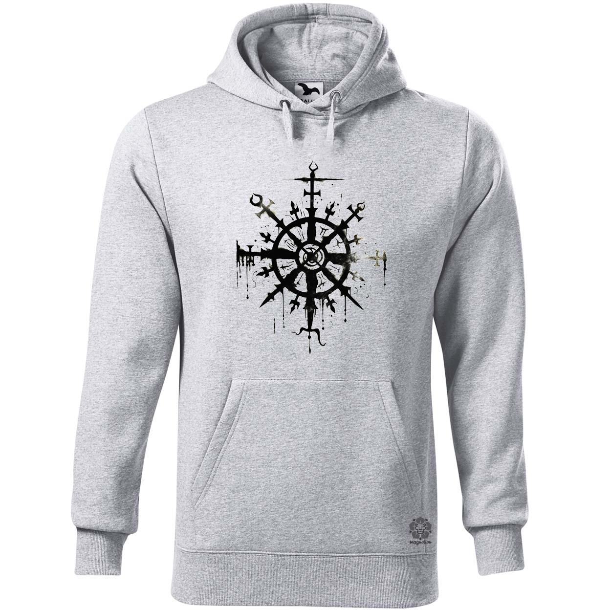 Vegvísir rúna v1 egyedi  pulóver 