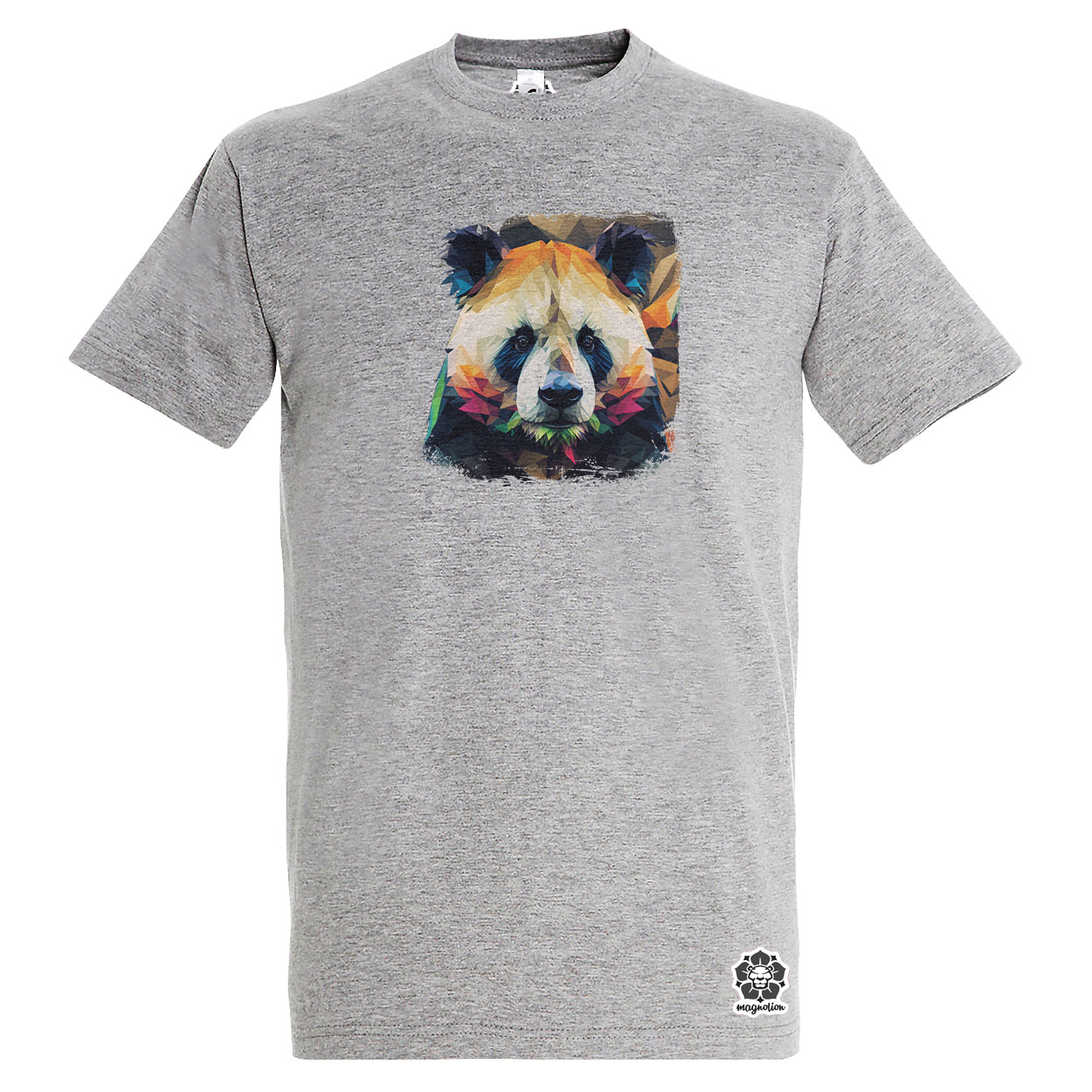 Absztrakt panda portré v2 egyedi póló 