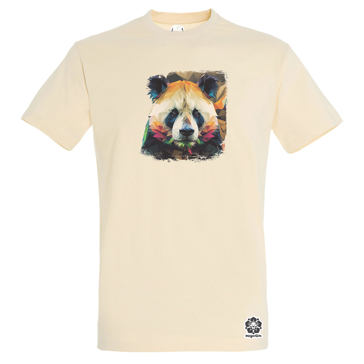 Absztrakt panda portré v2 egyedi póló 
