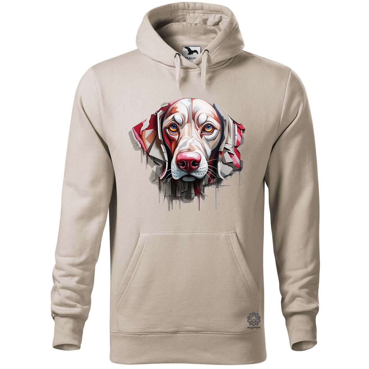 Absztrakt Weimari vizsla v1 egyedi  pulóver 