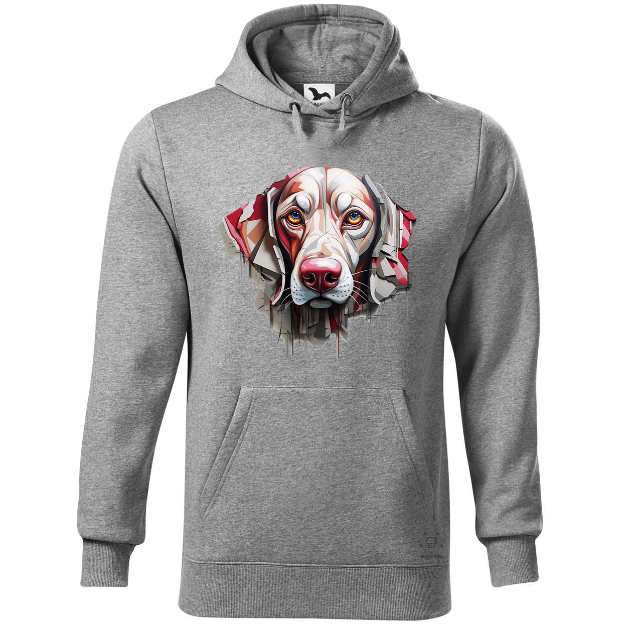 Absztrakt Weimari vizsla v1 egyedi  pulóver 