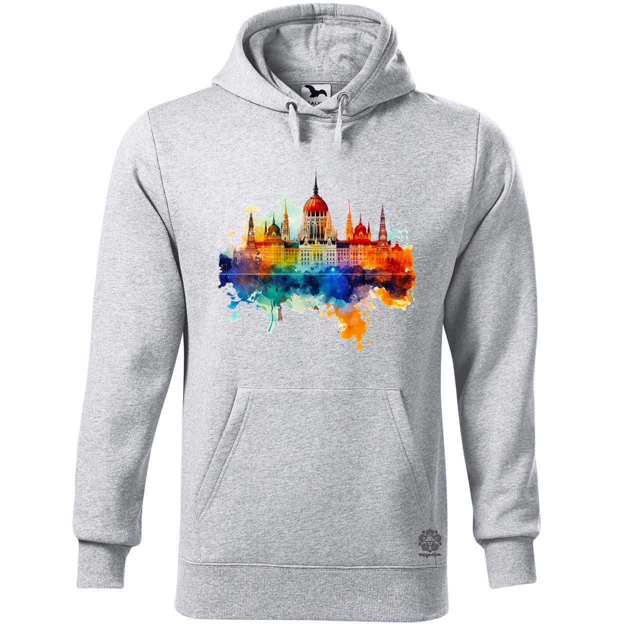 Budapest Országház vízfesték v1 egyedi  pulóver 