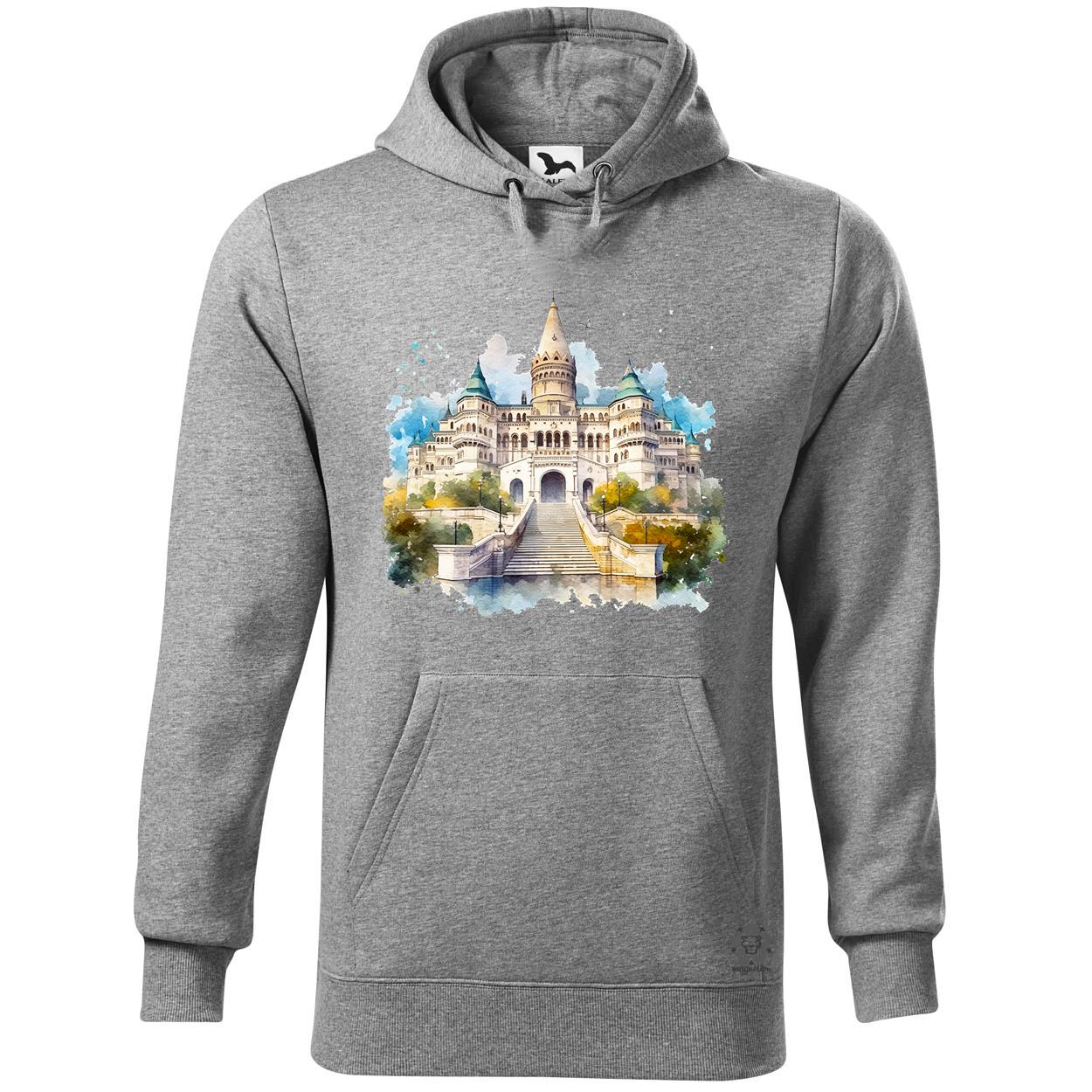 Budapest Budai Vár vízfesték v1 egyedi  pulóver 
