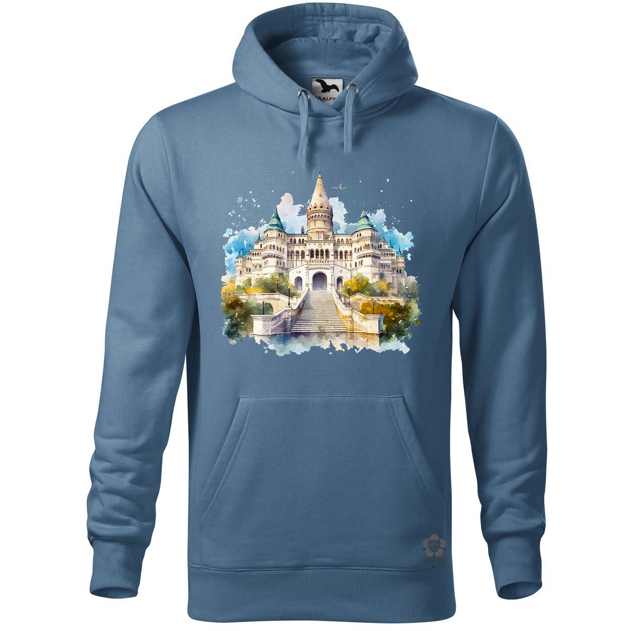 Budapest Budai Vár vízfesték v1 egyedi  pulóver 