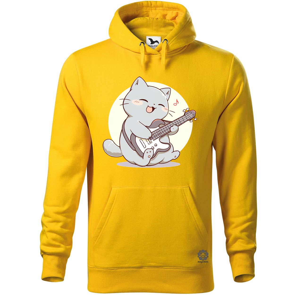Cica gitározik v3 egyedi  pulóver 