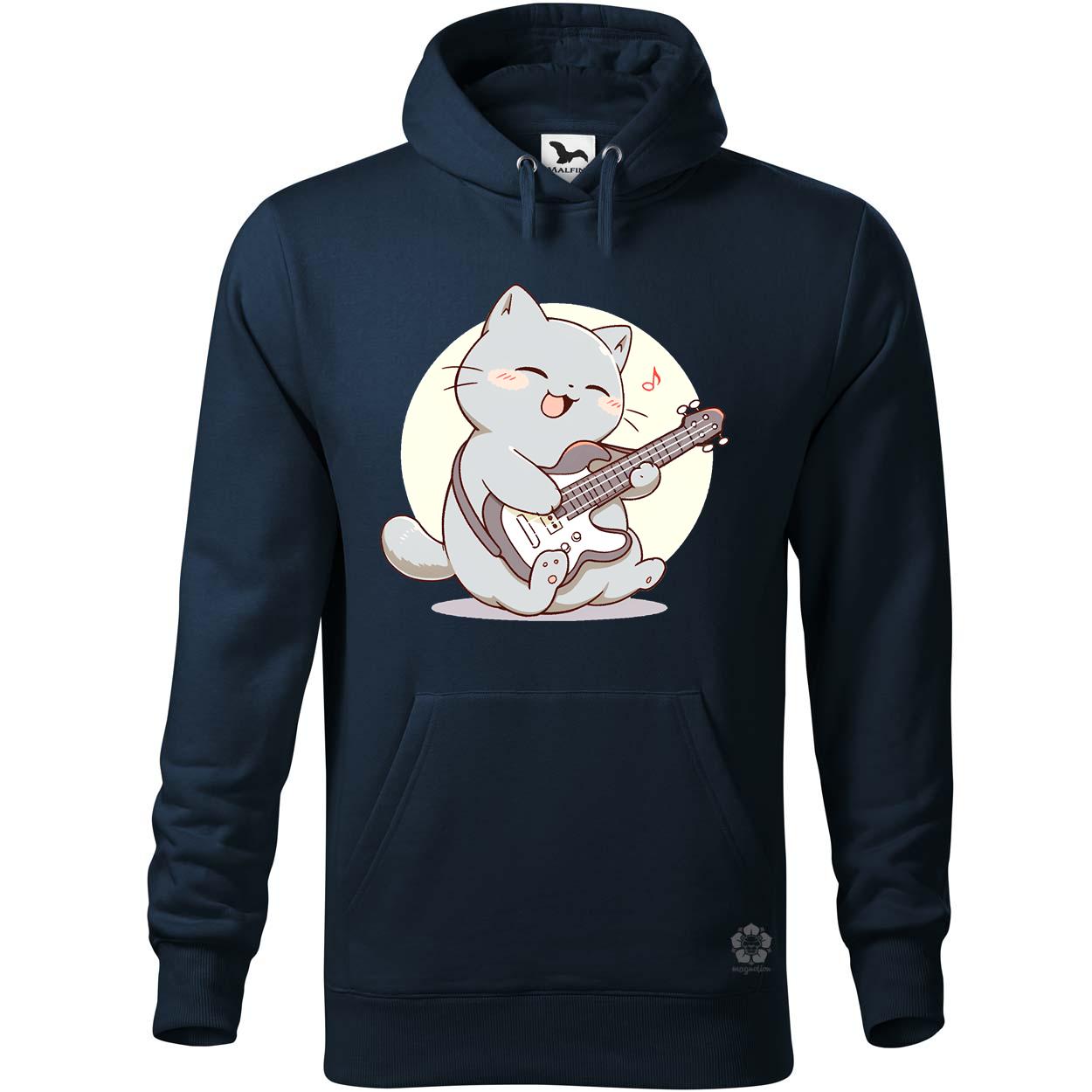 Cica gitározik v3 egyedi  pulóver 