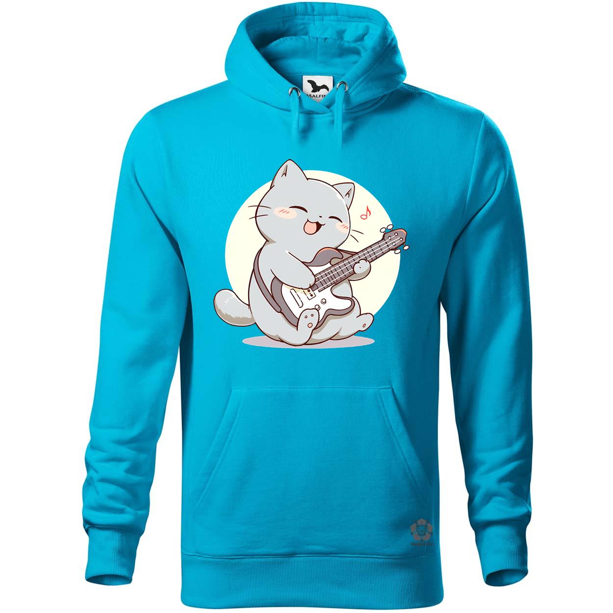 Cica gitározik v3 egyedi  pulóver 