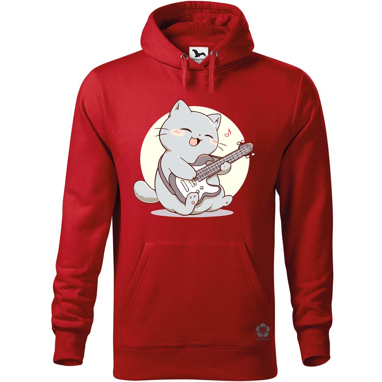 Cica gitározik v3 egyedi  pulóver 