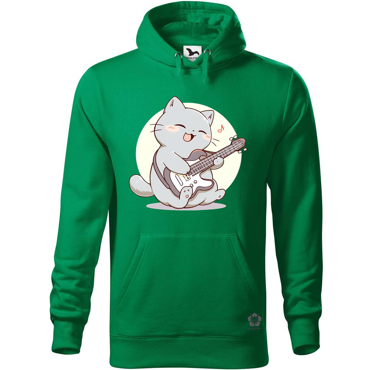 Cica gitározik v3 egyedi  pulóver 