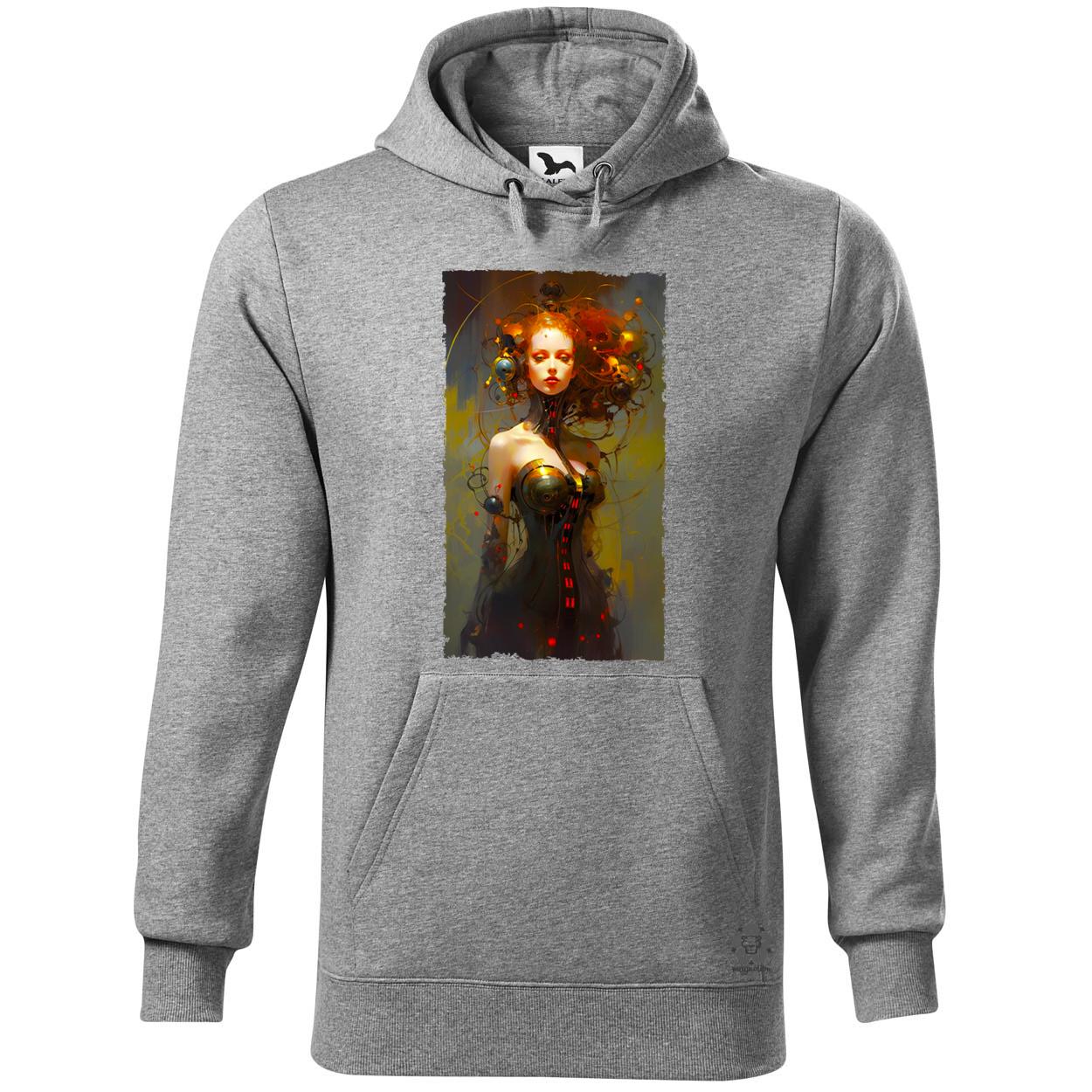Cybrog portré v3 egyedi  pulóver 