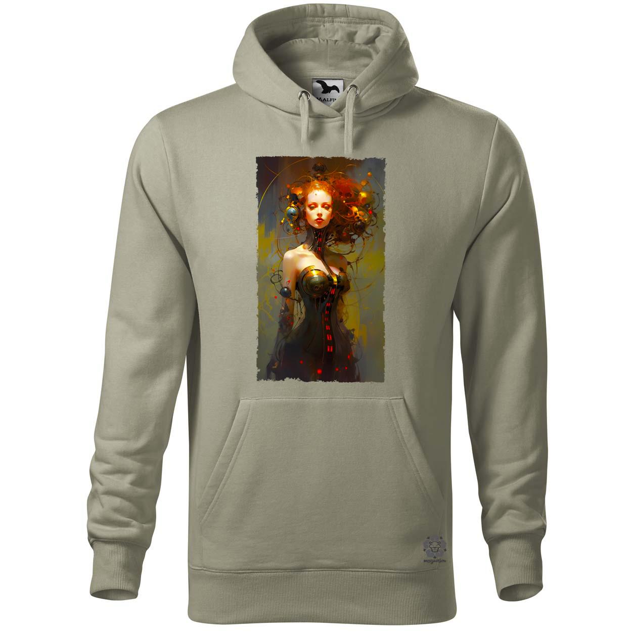 Cybrog portré v3 egyedi  pulóver 