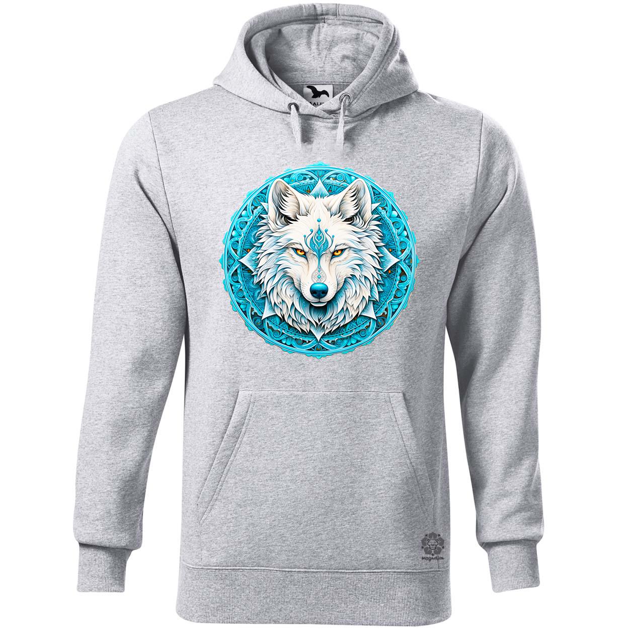 Farkas mandala fantázia v4 egyedi  pulóver 