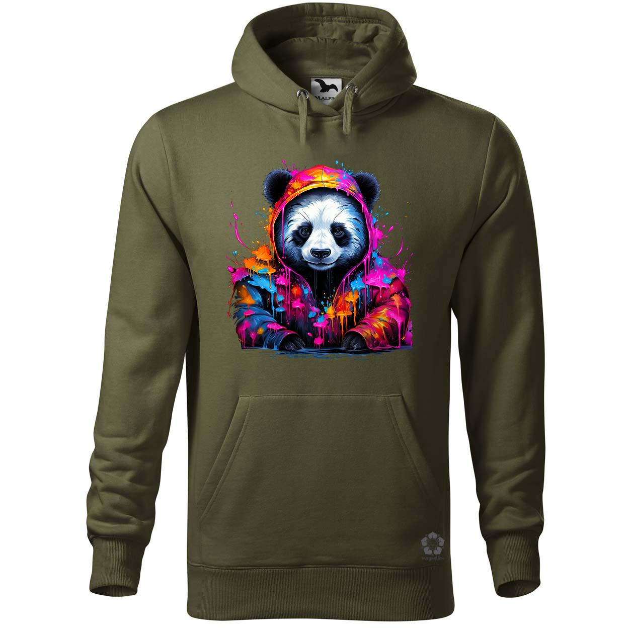 Glitchart panda v1 egyedi  pulóver 