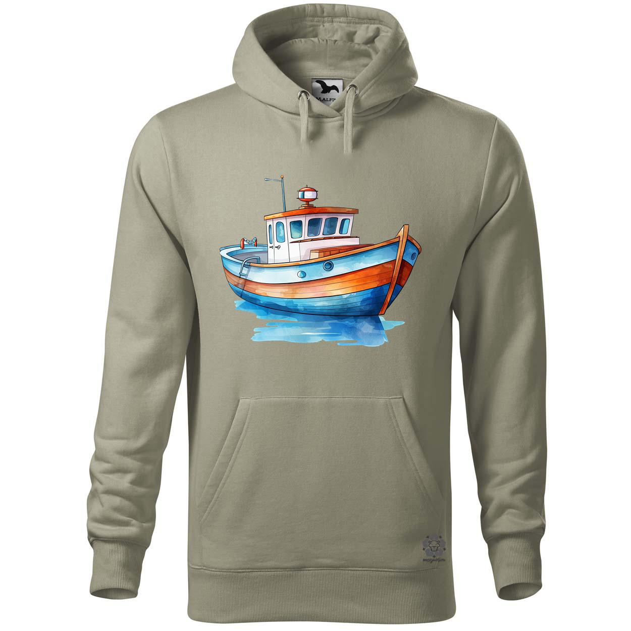 Hajó rajz v3 egyedi  pulóver 