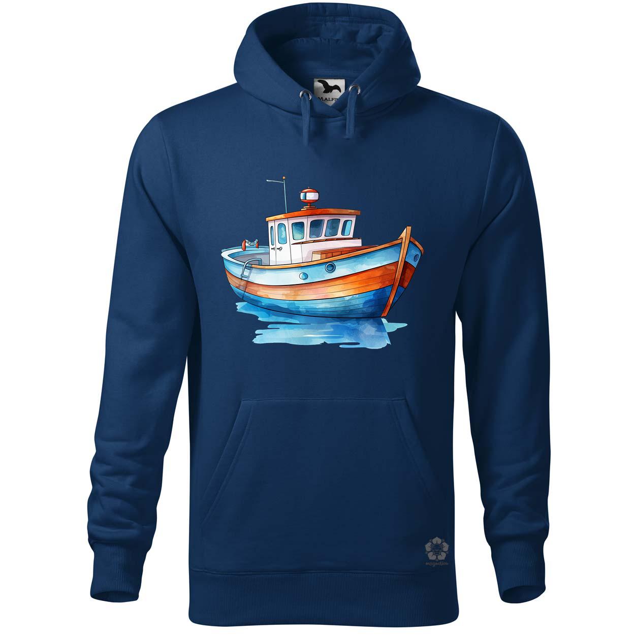 Hajó rajz v3 egyedi  pulóver 