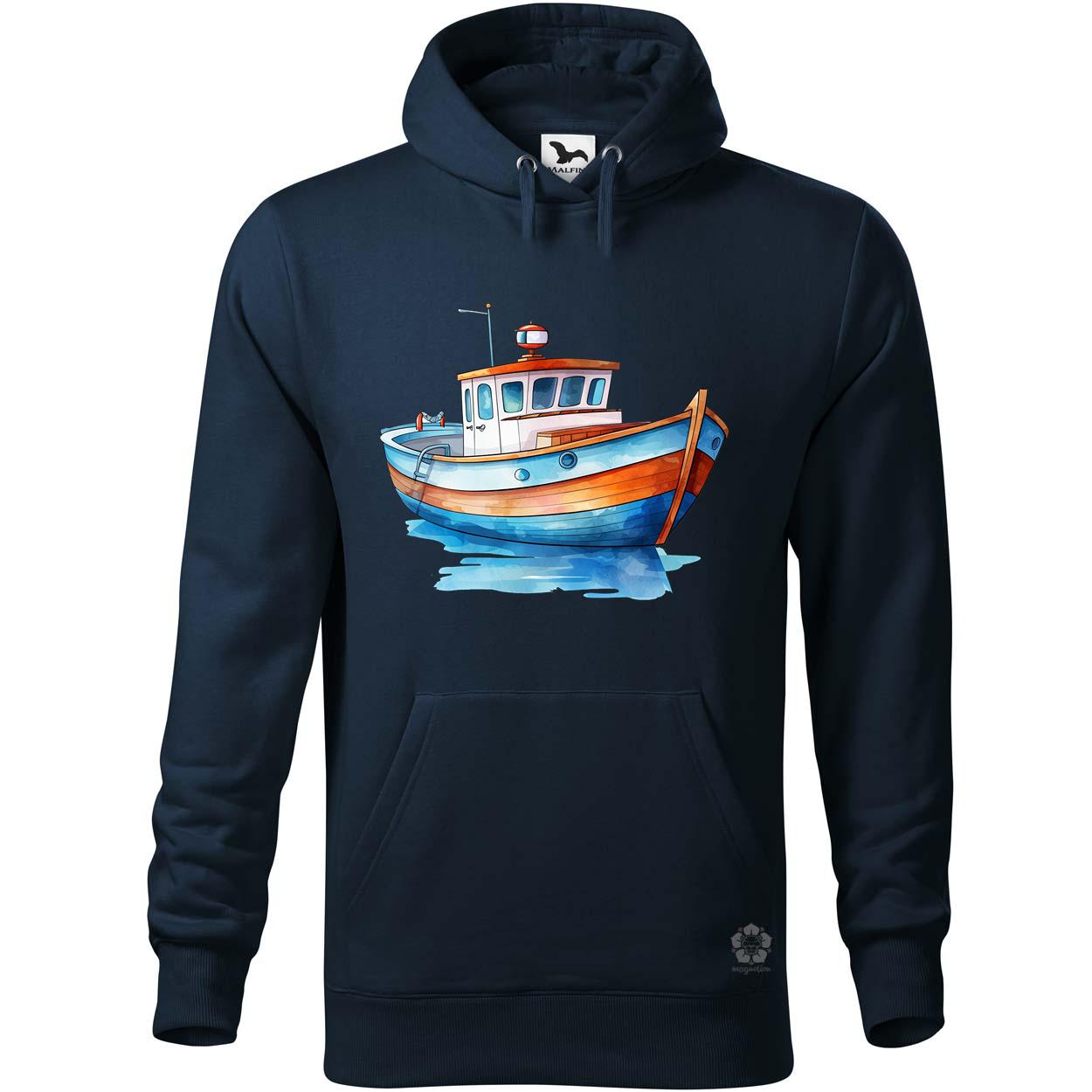 Hajó rajz v3 egyedi  pulóver 