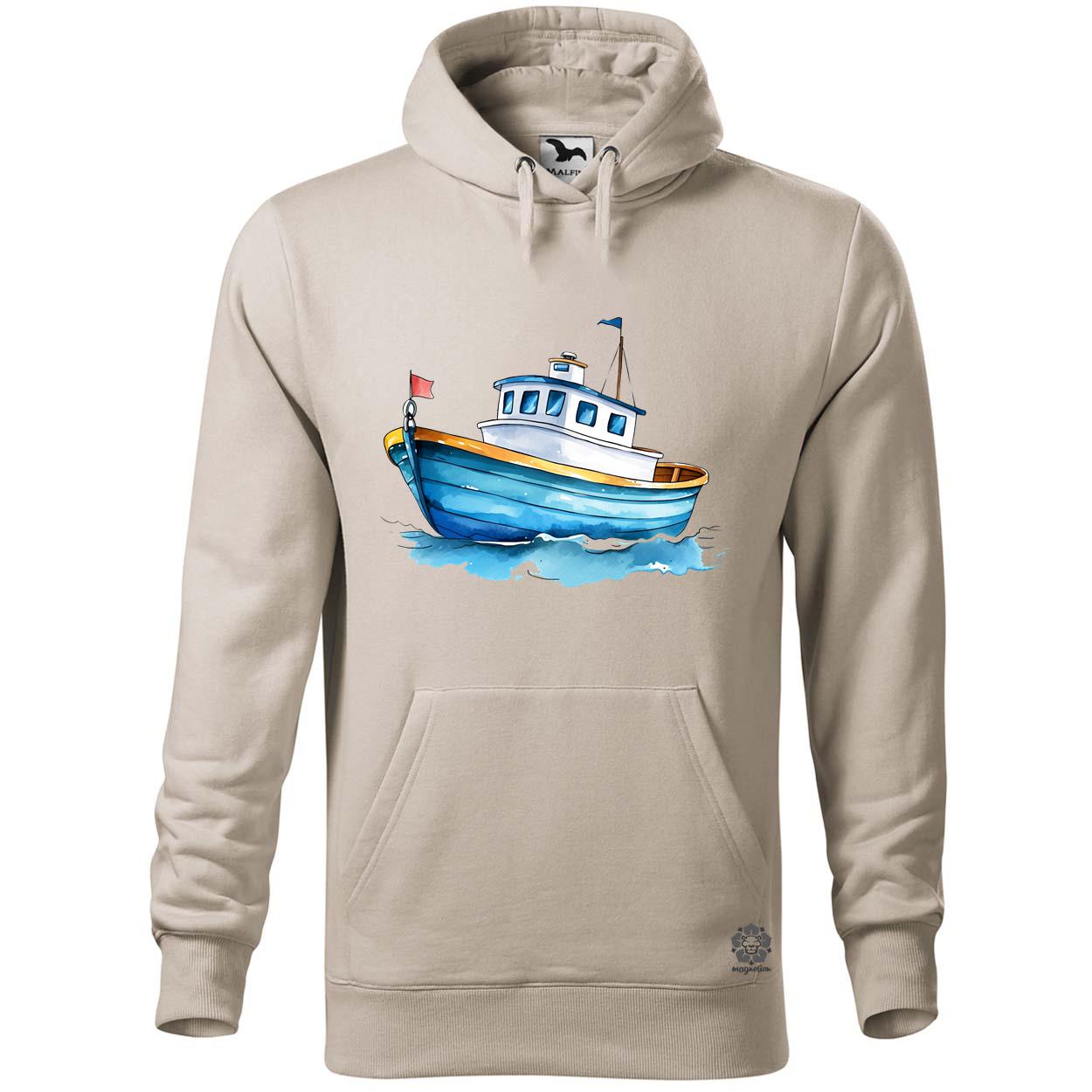 Hajó rajz v4 egyedi  pulóver 