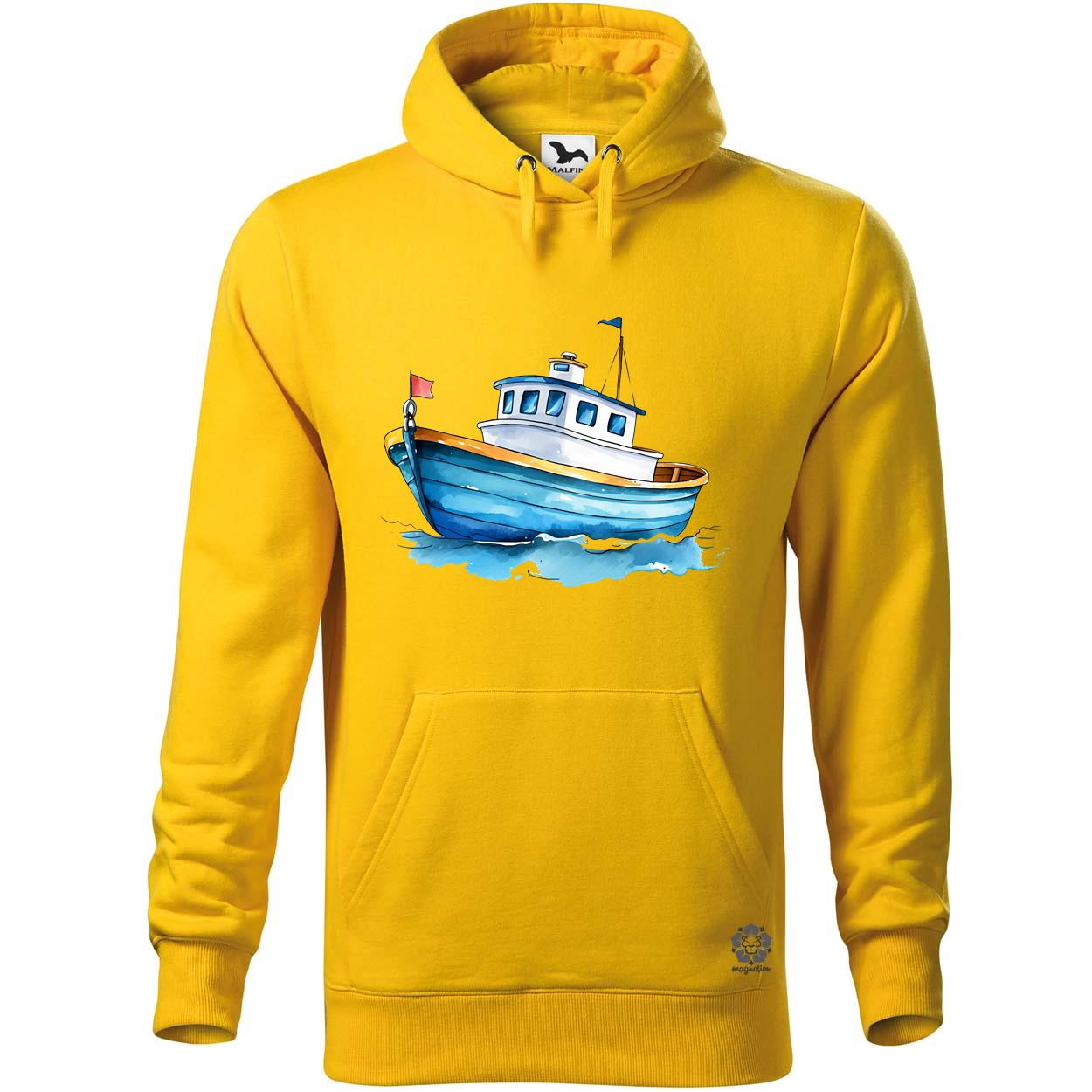 Hajó rajz v4 egyedi  pulóver 