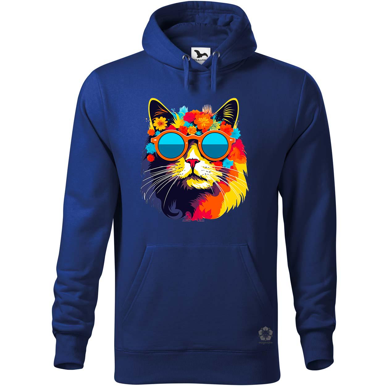 Hippi macska v1 egyedi  pulóver 