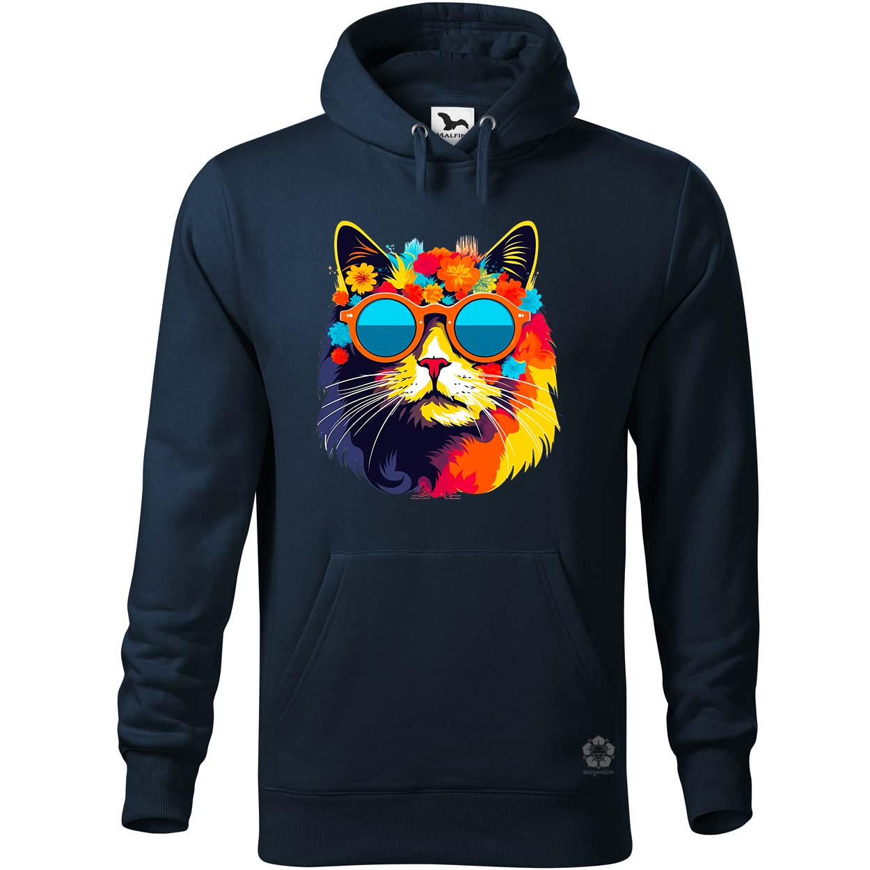 Hippi macska v1 egyedi  pulóver 
