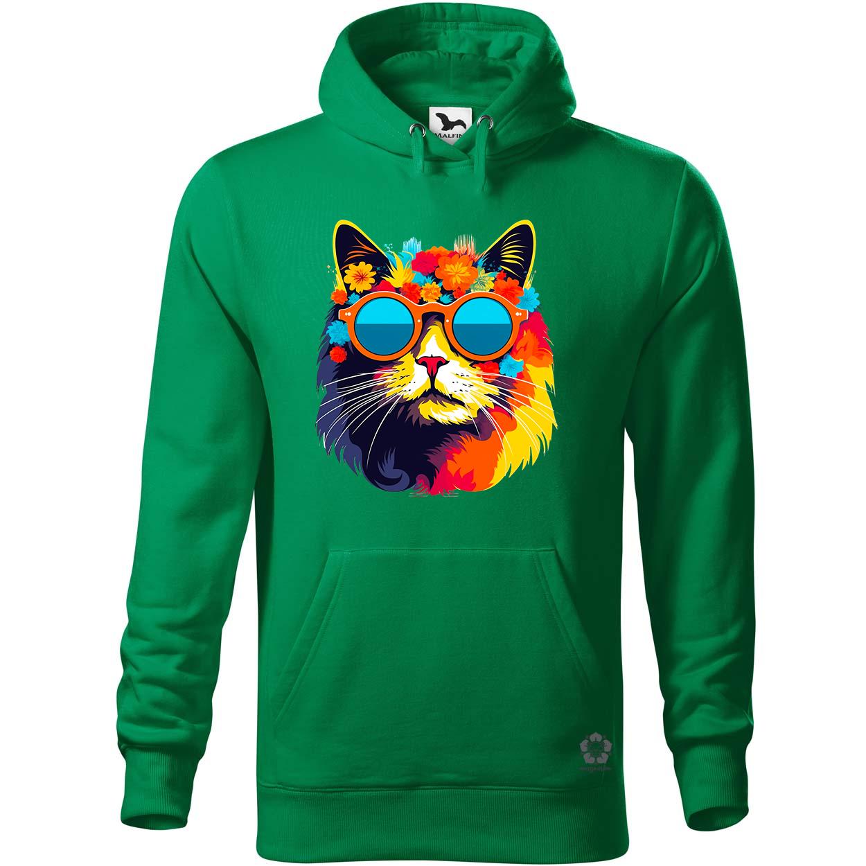 Hippi macska v1 egyedi  pulóver 