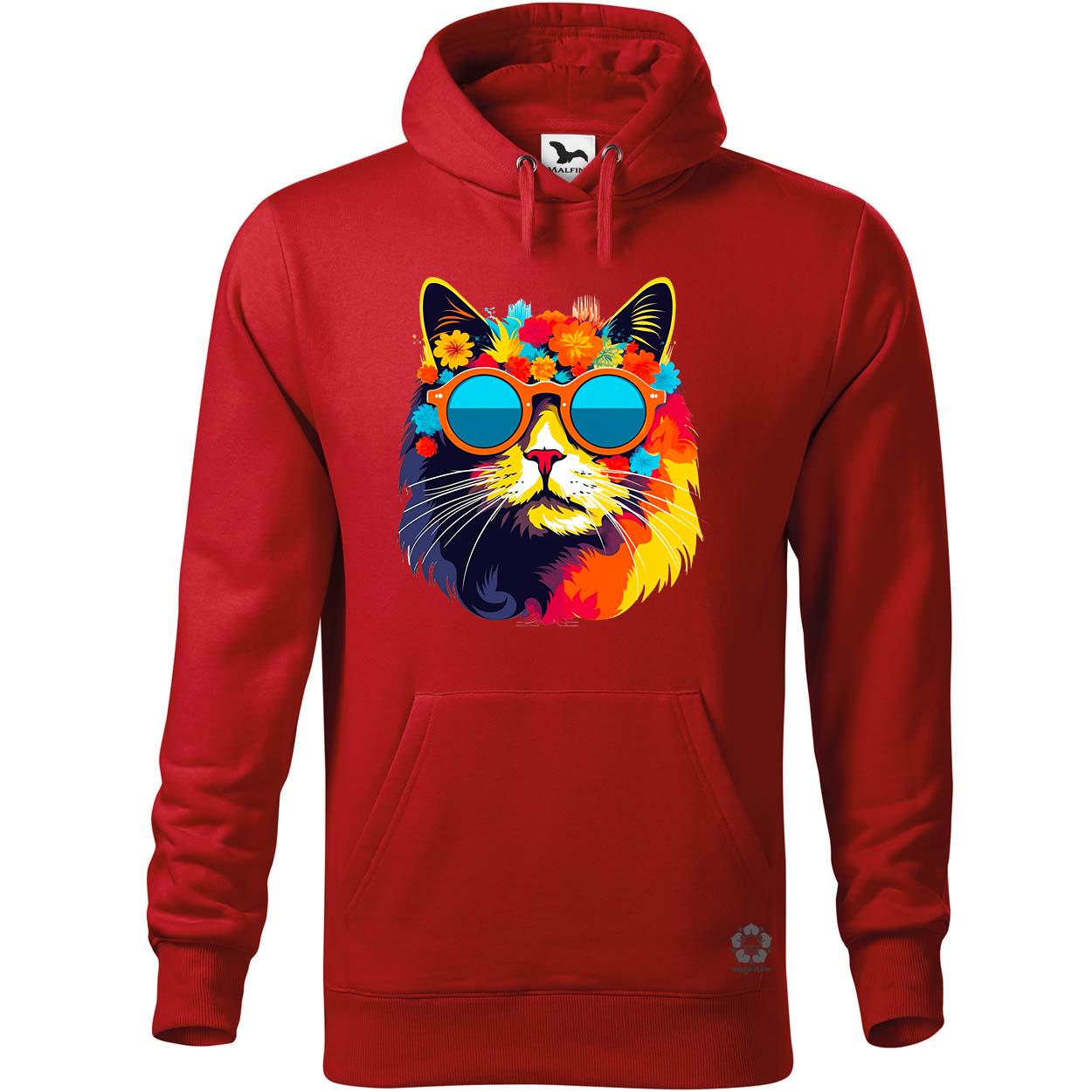 Hippi macska v1 egyedi  pulóver 