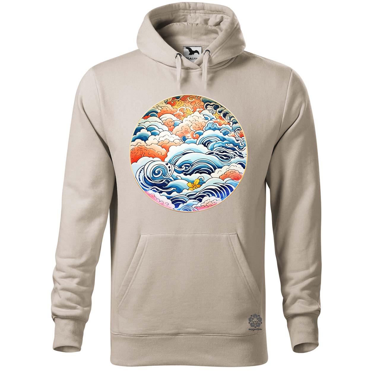 Japán népi porcelán v5 egyedi  pulóver 