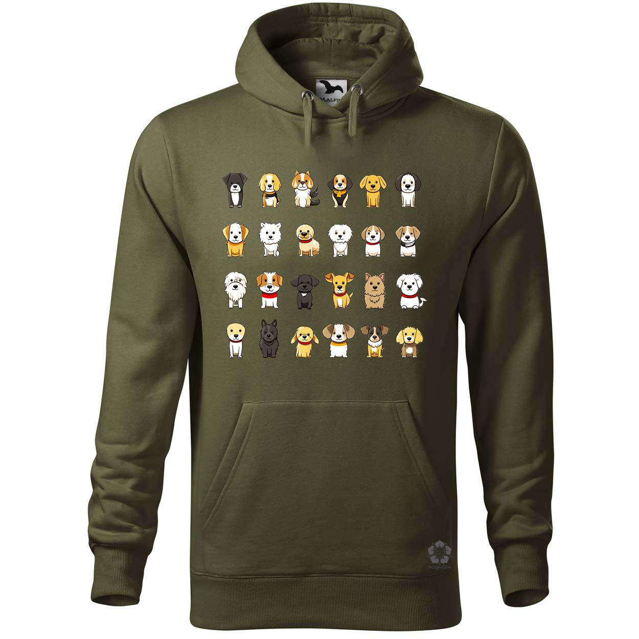 Kutya kollázs v4 egyedi  pulóver 